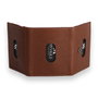 Zoozie Bags Cartera de Piel en Color Tostado